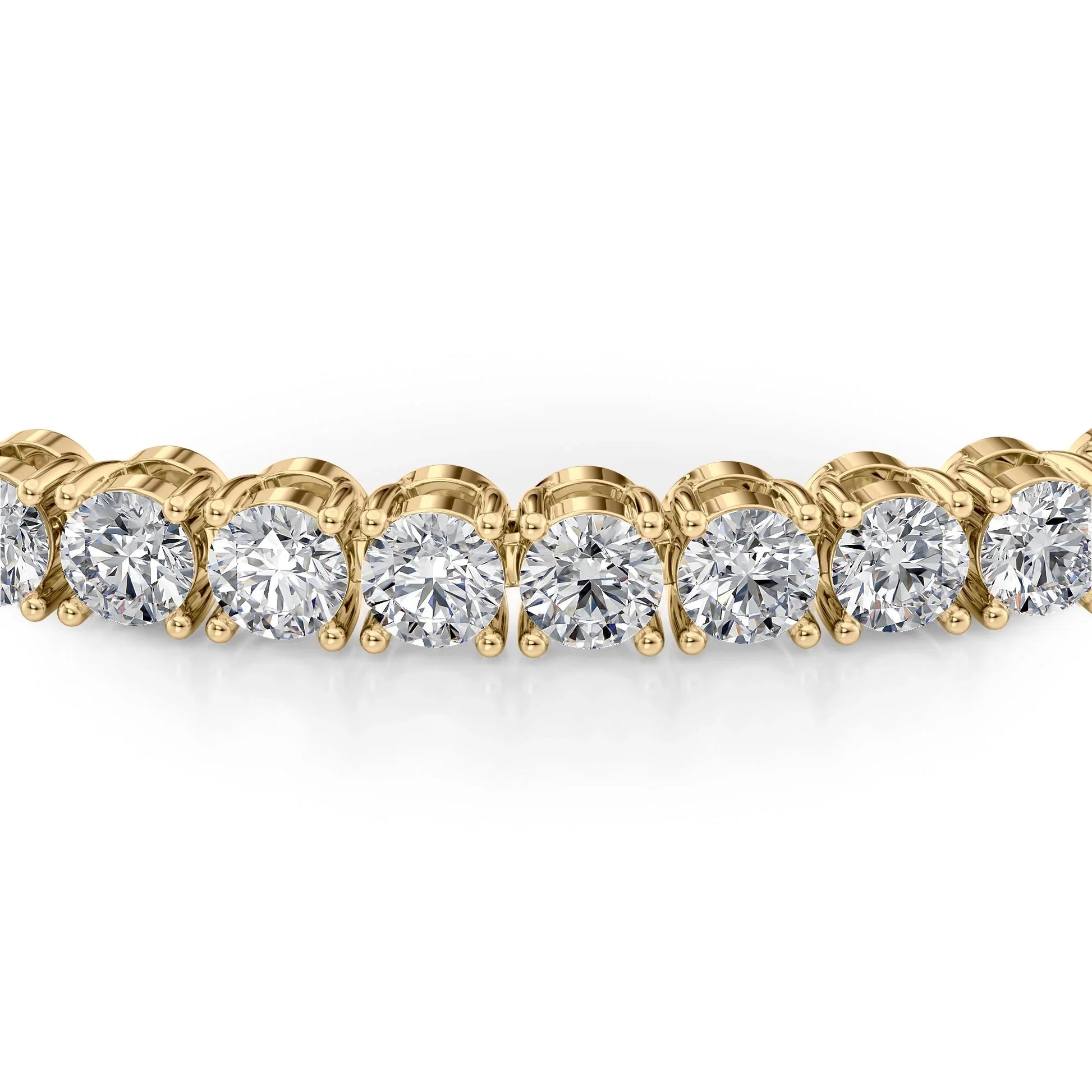 Round Lab Grown Diamond Tennis Bracelet, EF Color, VS Clarity, IGI Certificate
