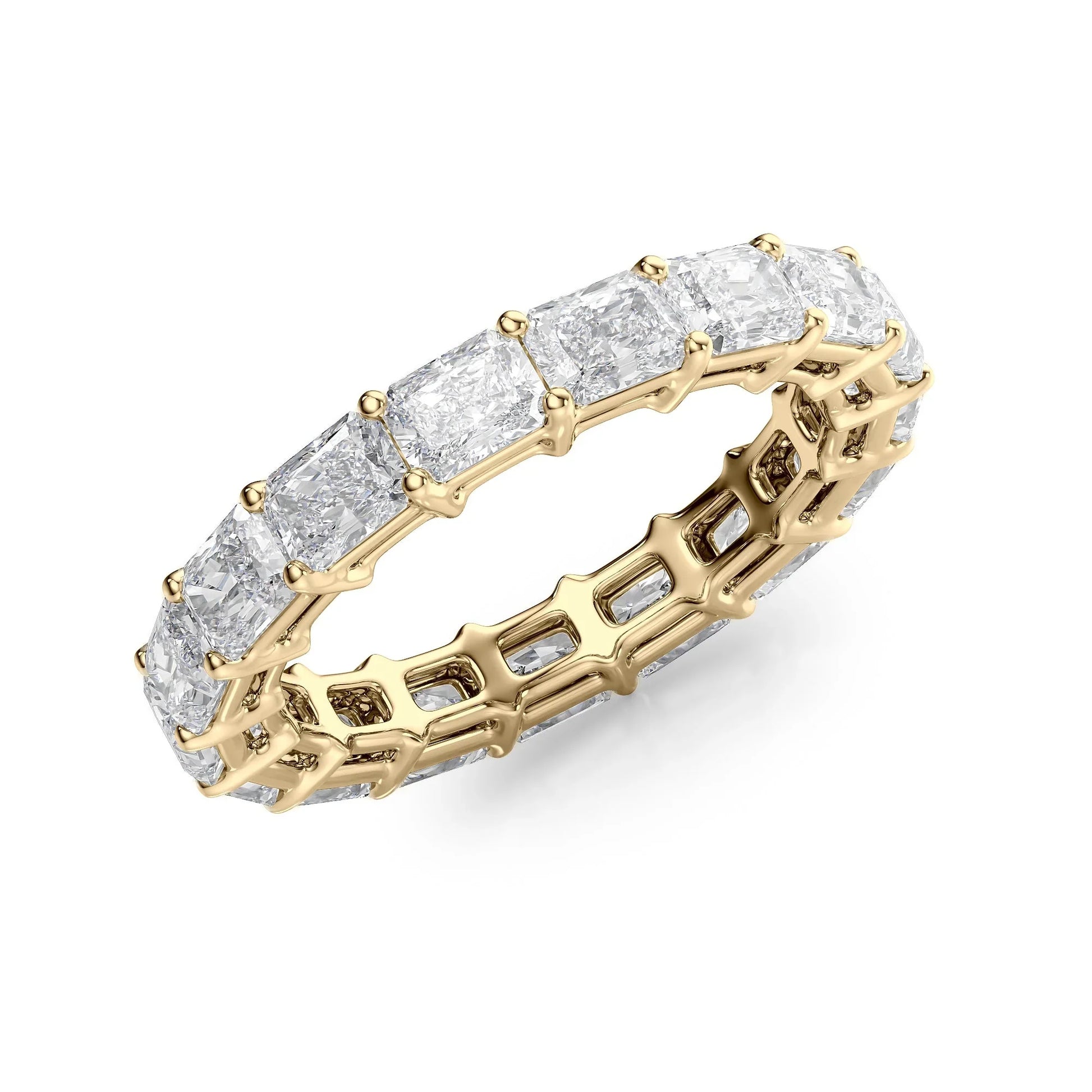 East West Radiant Lab Grown Diamond Eternity Band, EF Color, VS Clarity, IGI Certified Ring