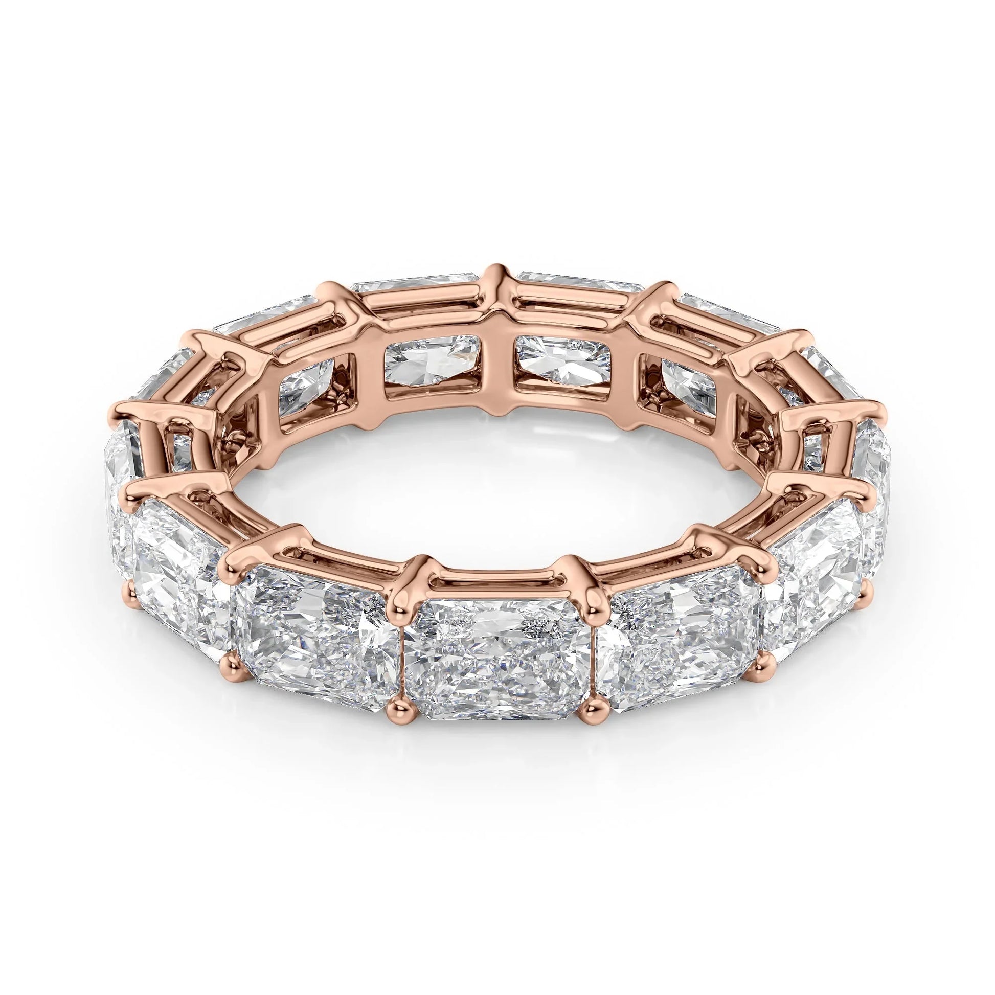 East West Radiant Lab Grown Diamond Eternity Band, EF Color, VS Clarity, IGI Certified Ring