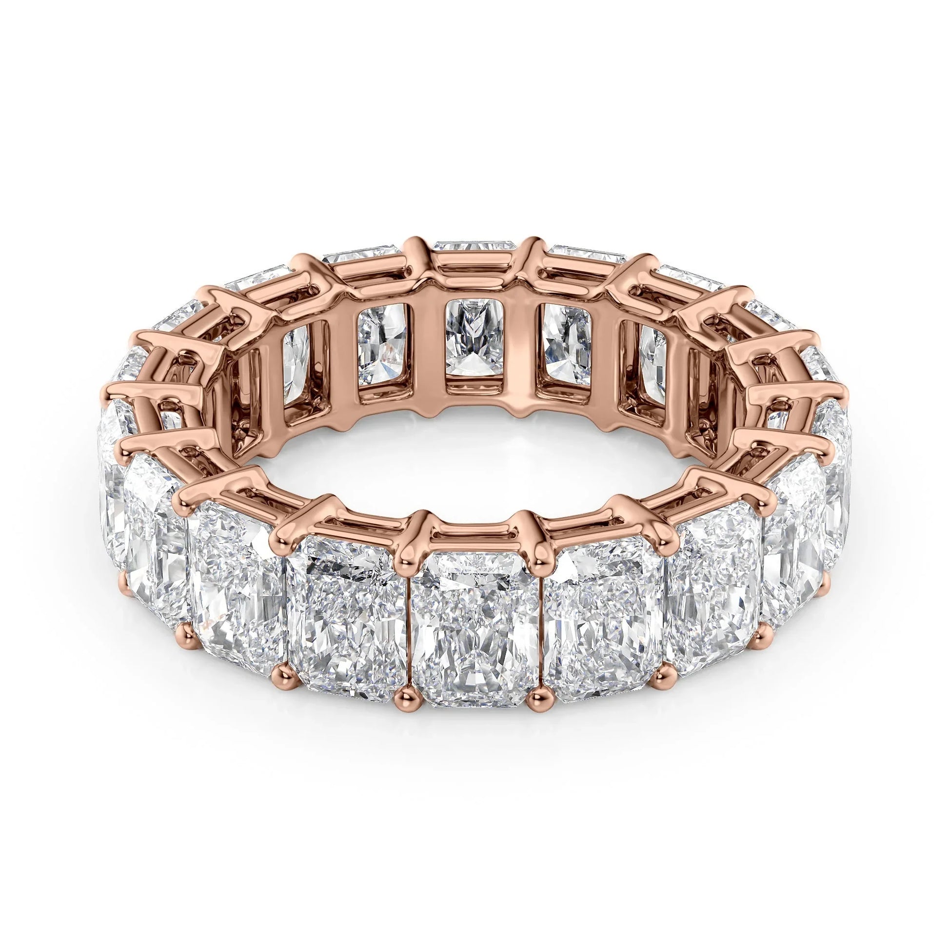 Radiant Lab Grown Diamond Eternity Band , EF Color , VS Clarity , IGI Certificate