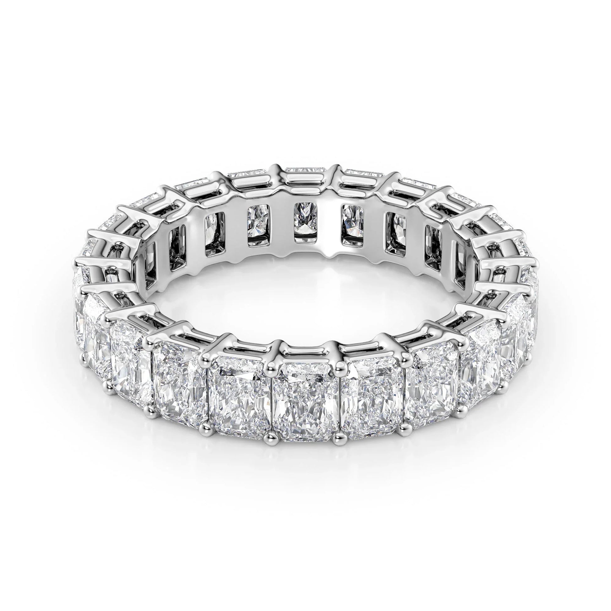 Radiant Lab Grown Diamond Eternity Band , EF Color , VS Clarity , IGI Certificate
