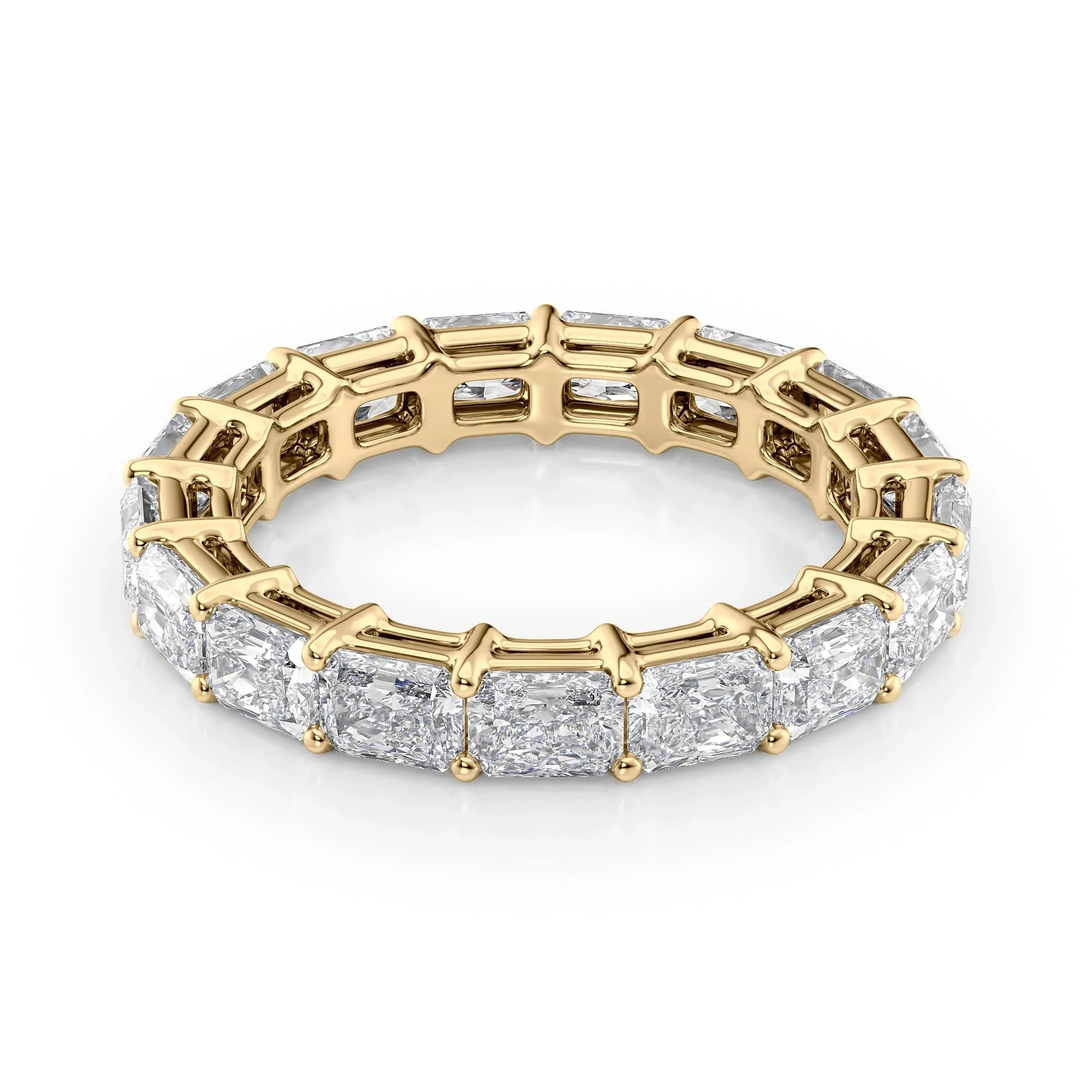 East West Radiant Lab Grown Diamond Eternity Band, EF Color, VS Clarity, IGI Certified Ring