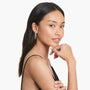 Common :: luxury cascading diamond drop earrings lab grown multi stone dangling design white gold statement jewelry