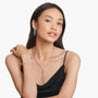 Common :: premium lab grown diamond cascading drop earrings white gold elegant dangling fine jewelry design