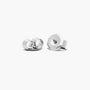White|Rose :: premium lab grown diamond drop earrings fancy mixed shapes white gold modern designer jewelry