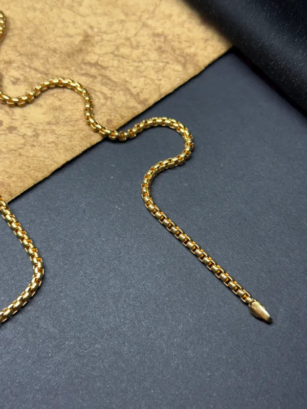 Stylish Fashionable Roll Chain For Men & Women Pack OF Micro Gold-Plated Br..
