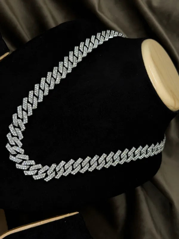 Thrillz Stunning Silver Chain For Men Boys Women Gift Jewellery Accoccesori