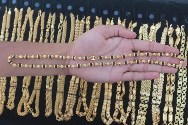 Brass High Gold Rudraksh Mala