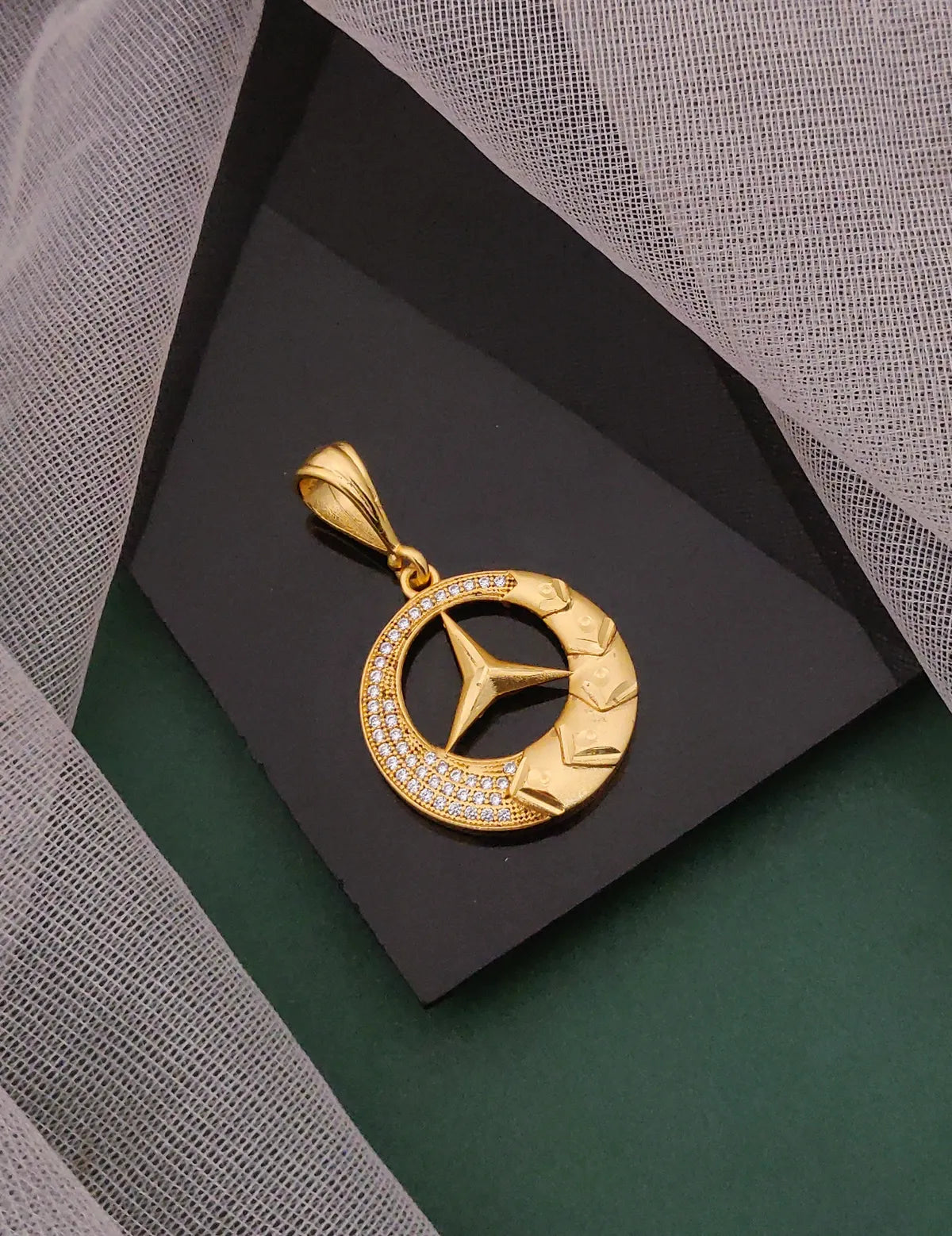 Mercedez Diamond Pendant