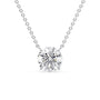 white :: elegant white gold floating diamond necklace for minimalist luxury styling