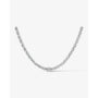 white :: round lab grown diamond necklace IGI certified luxury collier
