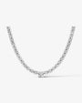 white :: princess lab grown diamond necklace IGI certified luxury collier