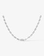 white :: marquise lab grown diamond necklace IGI certified luxury collier