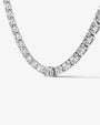 white :: luxury oval diamond necklace for women high jewelry design