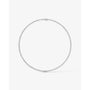 white :: square cushion lab grown diamond necklace IGI certified luxury collier