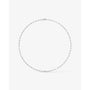 white :: statement marquise lab grown diamond necklace white gold
