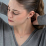 white :: IGI certified oval lab grown diamond pendant with timeless elegance