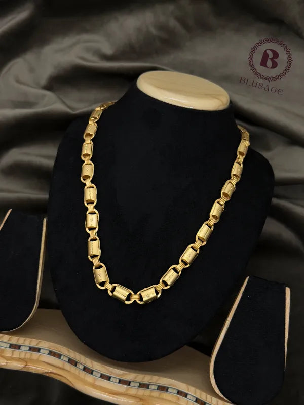 Fashion Frill High Gold Neck Waterproof Chain For Boys & Mens