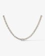 yellow :: oval lab grown diamond necklace IGI certified luxury collier