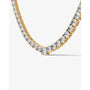 yellow :: luxury round diamond necklace for women high jewelry design