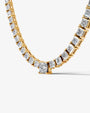 yellow :: luxury princess diamond necklace for women high jewelry design