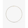 yellow :: statement oval lab grown diamond necklace yellow gold