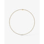 yellow :: statement princess lab grown diamond necklace yellow gold