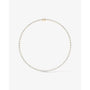 yellow :: statement pear lab grown diamond necklace yellow gold