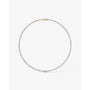 yellow :: square cushion lab grown diamond necklace IGI certified luxury collier