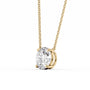 yellow :: luxurious yellow gold diamond pendant crafted for timeless elegance