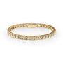 yellow :: 2 carat chocolate style round lab grown diamond tennis bracelet IGI certified