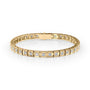 yellow :: 3 carat chocolate style round lab grown diamond tennis bracelet IGI certified