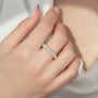 Yellow :: IGI certified 5ct cushion lab grown diamond eternity ring yellow gold ultra premium full band