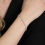 yellow :: 4ct luxury emerald lab grown diamond tennis bracelet for women