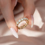 Yellow :: premium 4ct round u prong lab diamond eternity ring yellow gold full eternity band