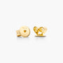 Yellow :: fine jewelry petite lab grown diamond drop earrings white gold elegant lightweight design