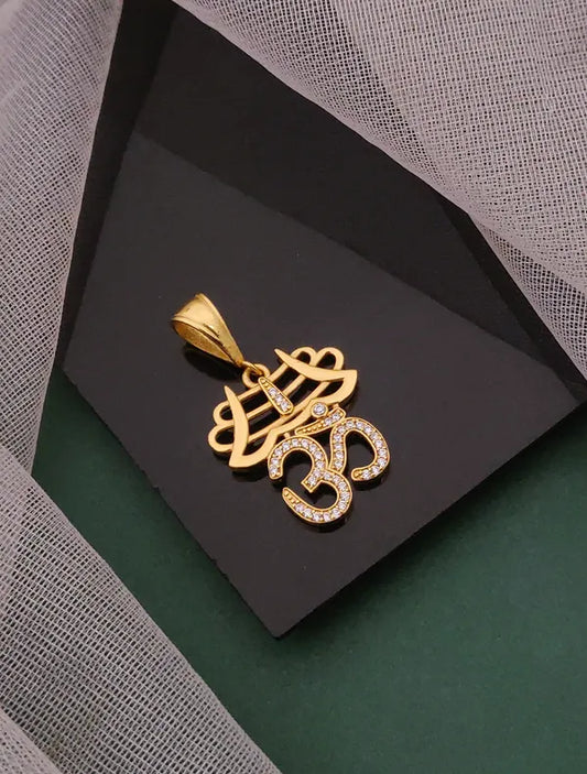 Om hanging on Tilak Diamond Pendant
