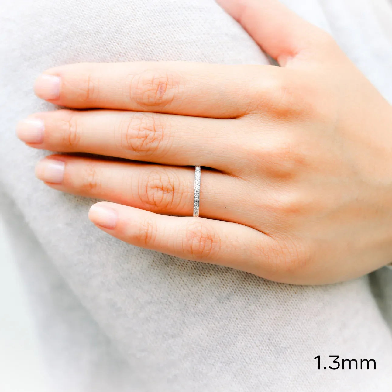 Channel Set Eternity Band, EF Color, VS Clarity, IGI Certified