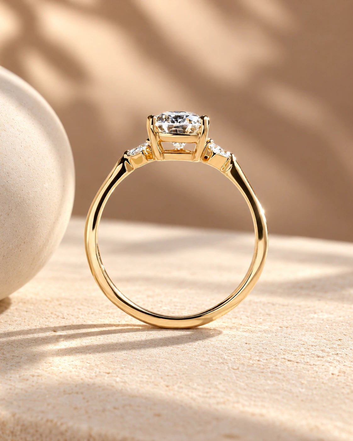 Common :: 2.20TCW Pear and Kite lab grown diamond engagement ring