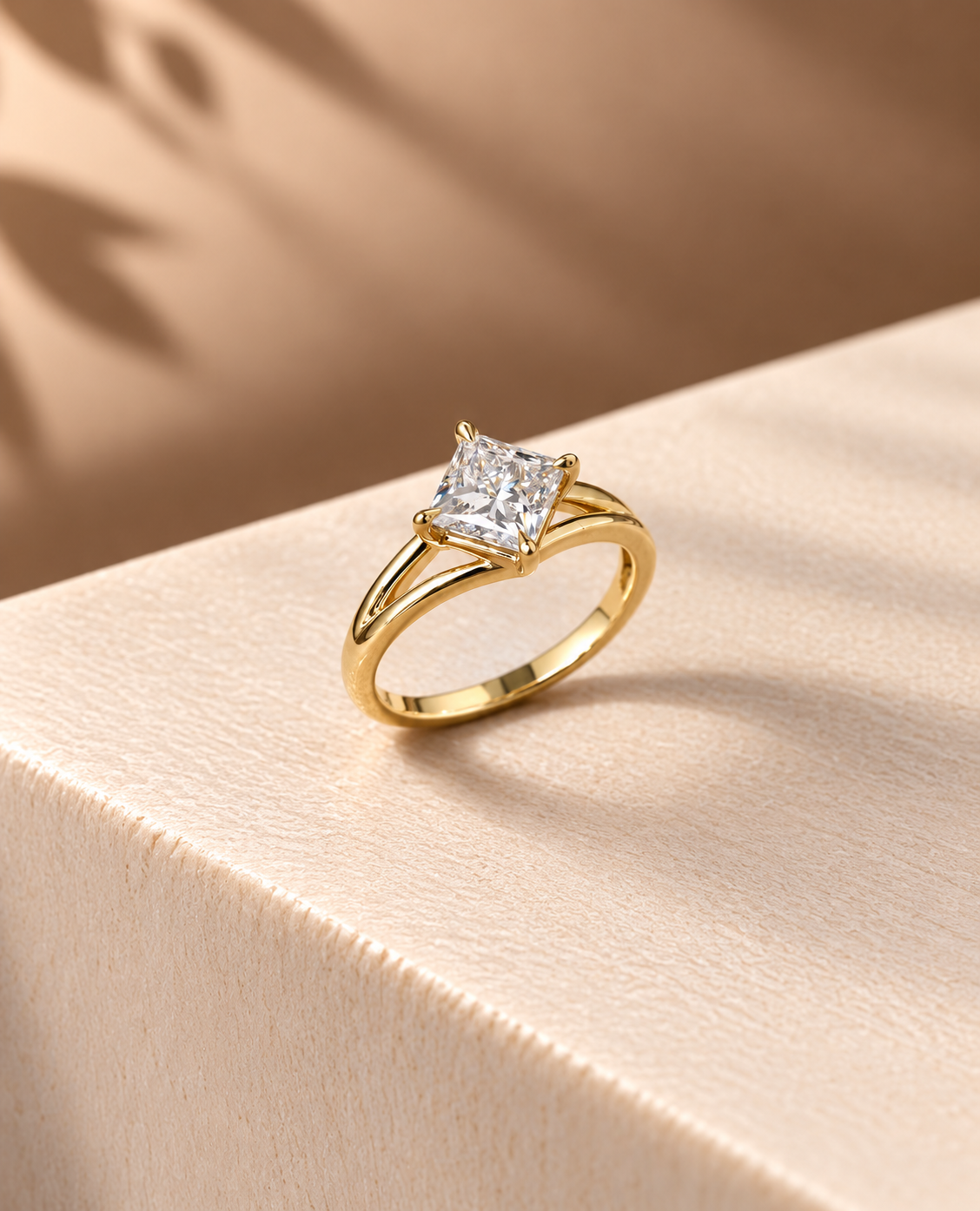 Common :: IGI certified 2.02ct Princess Cut diamond engagement ring