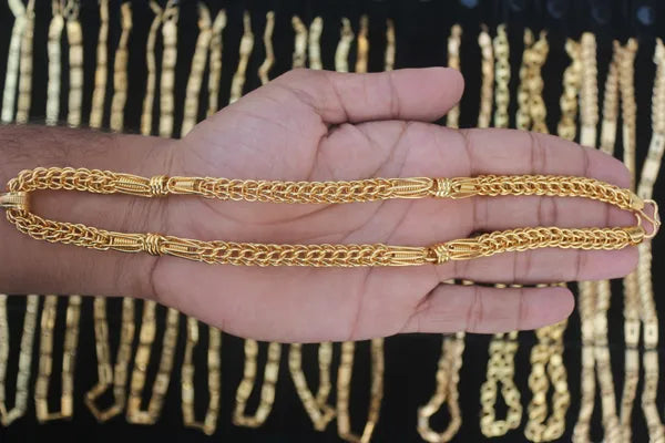 Rajwadi Indo wiring Spring design Chain for Man