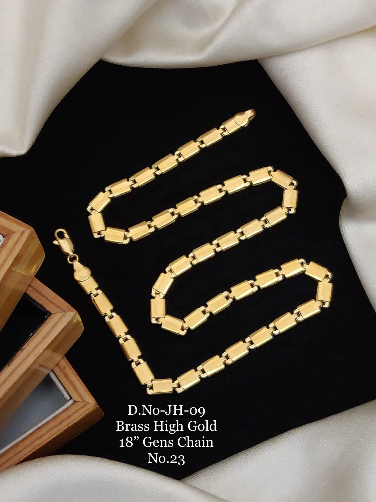 Brass High Gold G.P. Anti Tarnish & Waterproof Chain