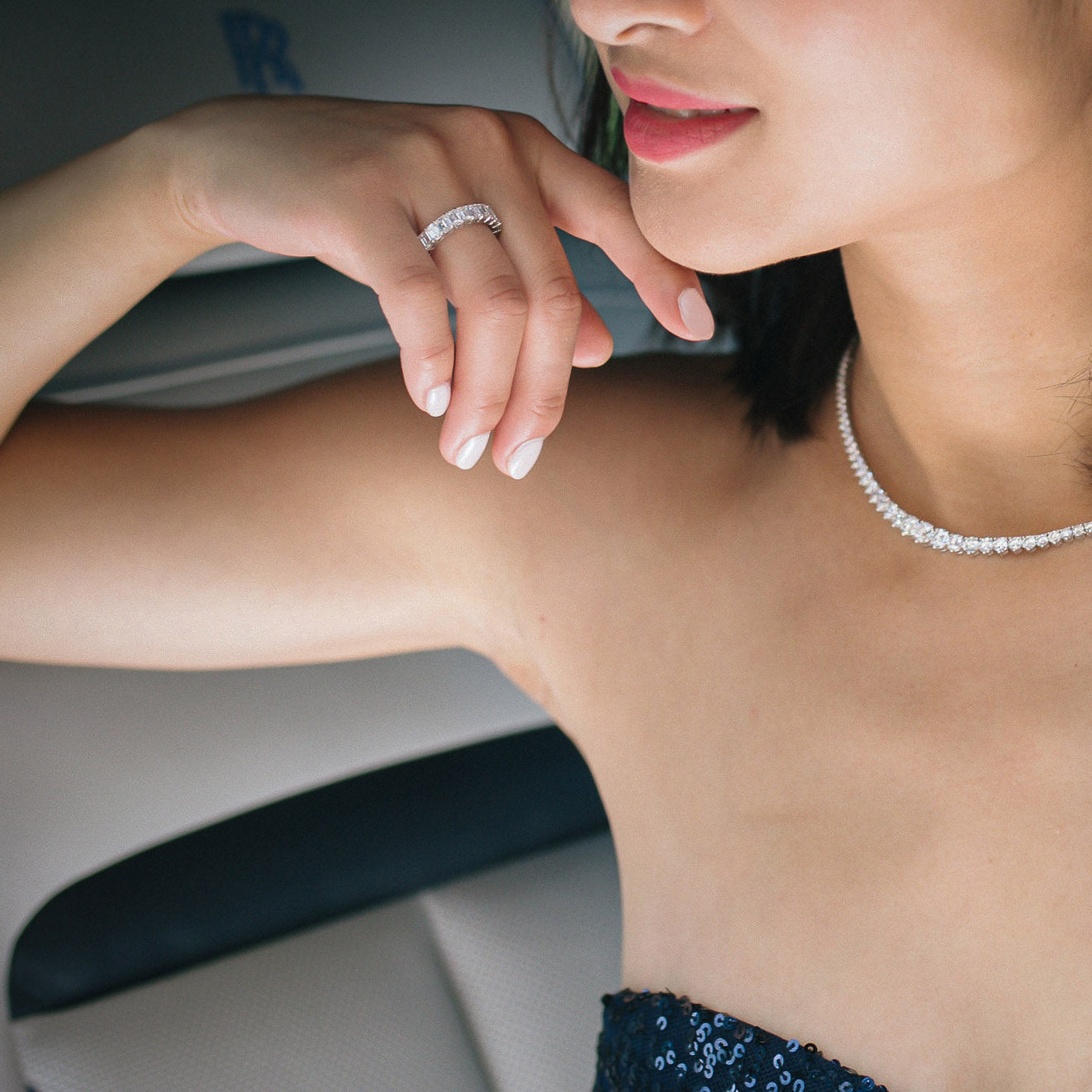 Emerald Lab Grown Diamond Eternity Band | EF Color, VS Clarity | IGI Certified | 5–6tcw | 14k/18k Gold | Ethical Wedding Band