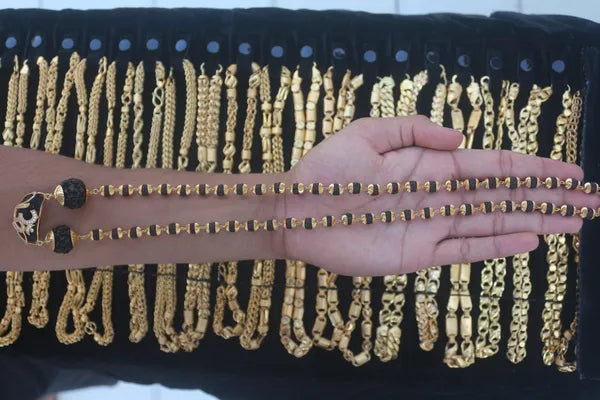 Brass High Gold A.D. Rudraksh Mala