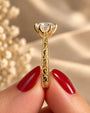 Common :: Vintage Solitaire Engagement Ring with 1CT Round center diamond