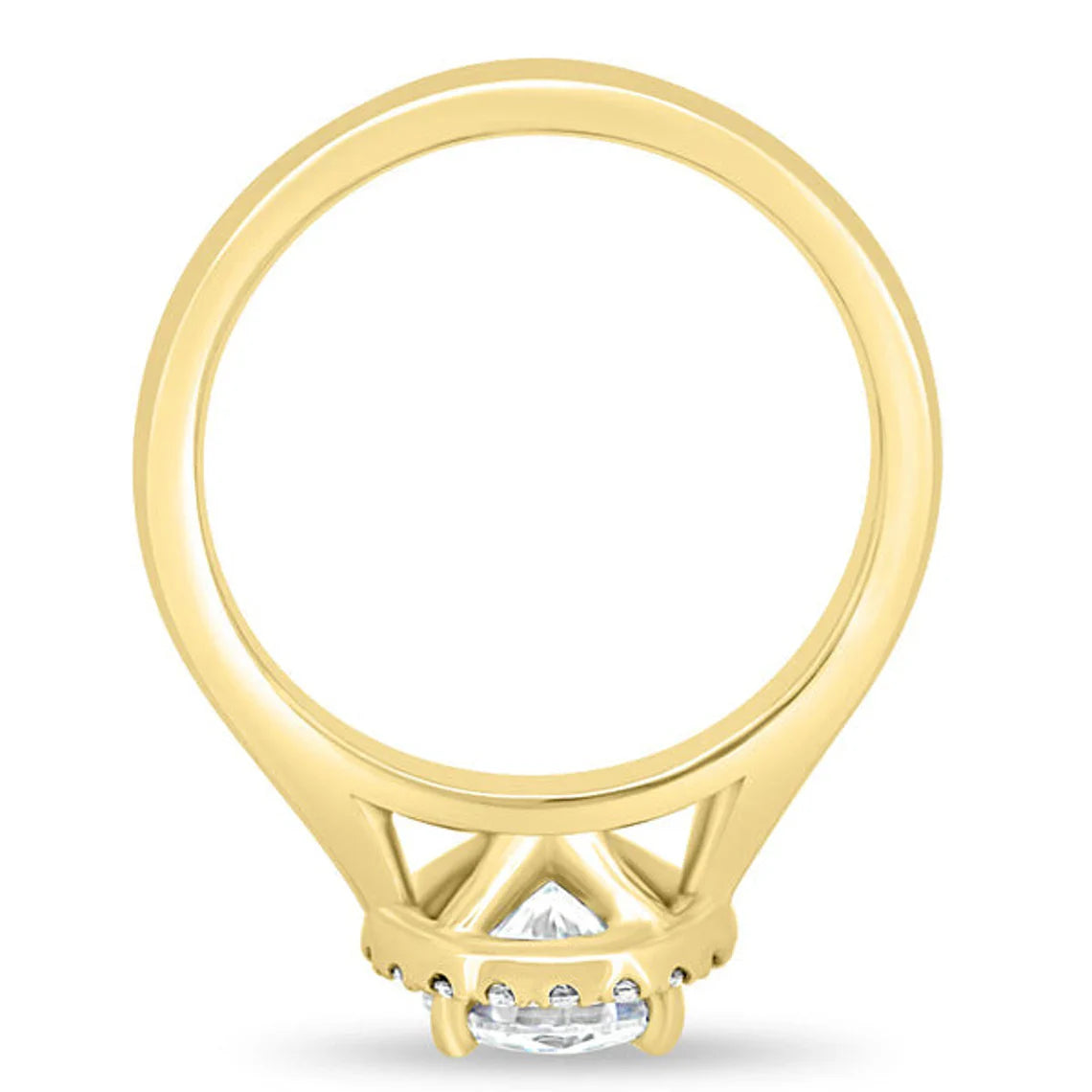 1.45tcw Round Lab Grown Diamond Halo Engagement Ring | 1.25ct Center | IGI Certified