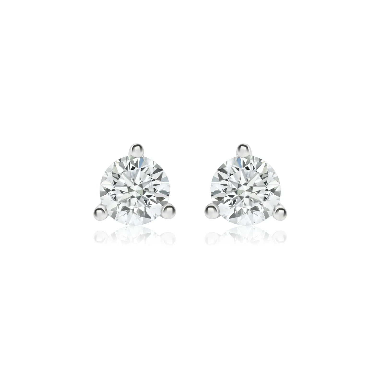 0.50 Carat Lab Diamond Stud Earrings – Sparkling & Elegant