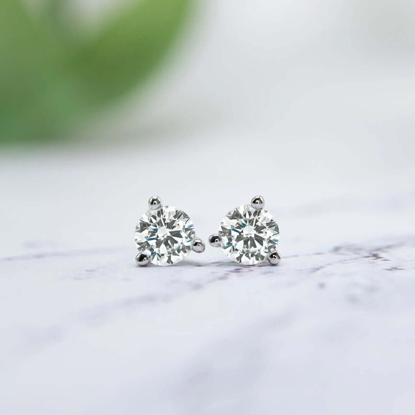 0.50 Carat Lab Diamond Stud Earrings – Sparkling & Elegant