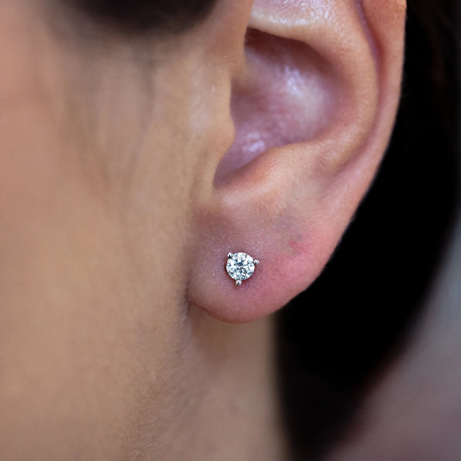 0.50 Carat Lab Diamond Stud Earrings – Sparkling & Elegant