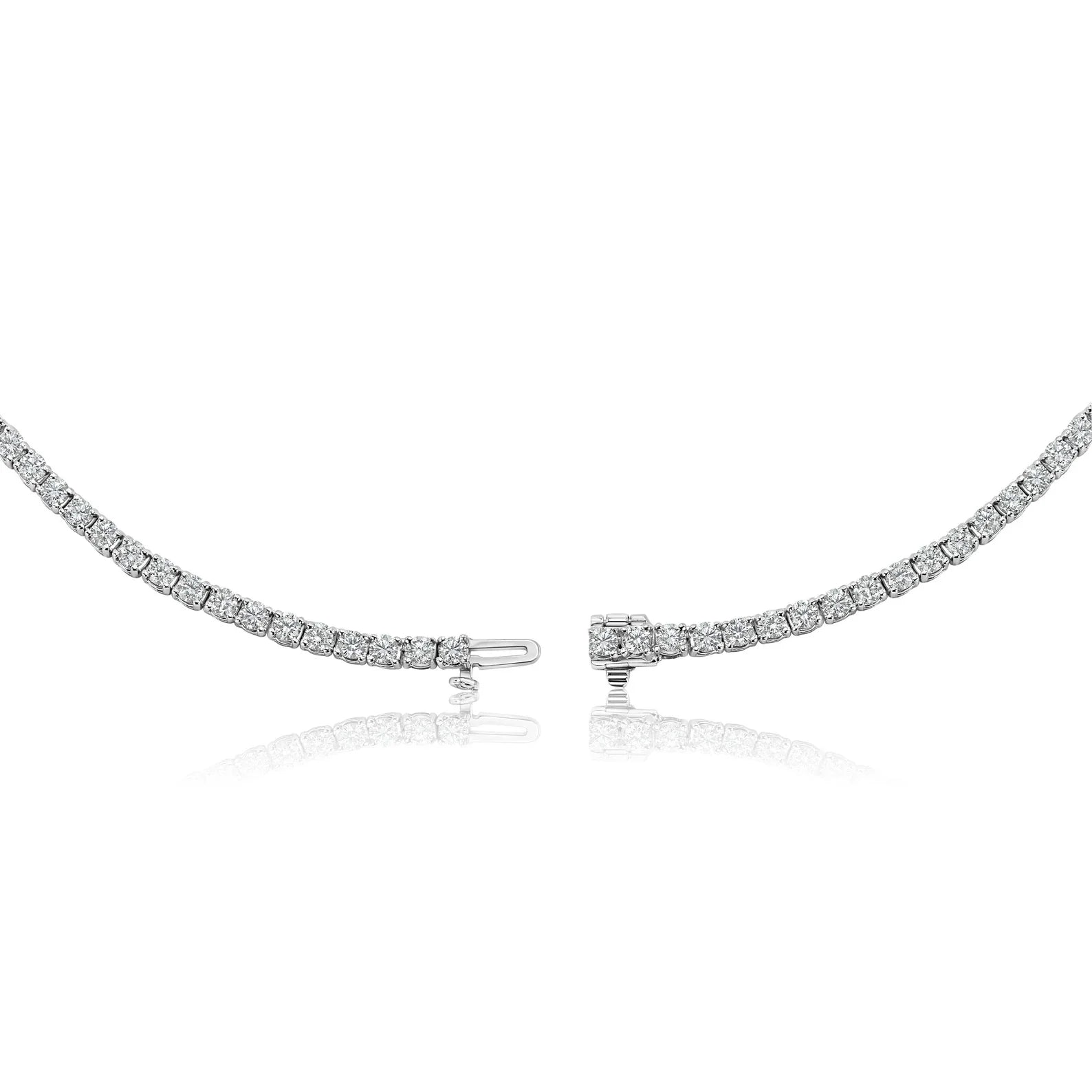 10 Carat Diamond Tennis Necklace